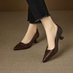 Handcrafted Luxury Leather Women's Shoes: Unmatched Craftsmanship & Elegance(EcqiH-8292)