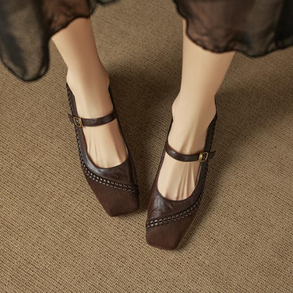 Exquisite Handmade Leather Women's Shoes: Luxury and Elegance Redefined(EcqiH-8288)