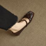 Exquisite Handcrafted Leather Shoes for Elegant Women(EcqiH-8296)