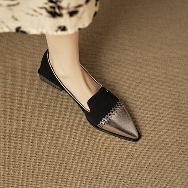 Handcrafted Leather Women's Shoes: Elegance in Every Stitch(EcqiHL-8289)