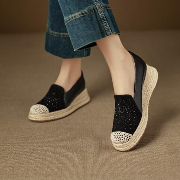 Exquisite Handcrafted Leather Women's Shoes - Elevate Your Style with Luxury Elegance(EcqiH-8298)