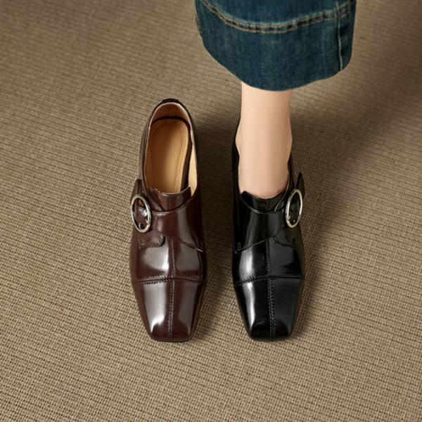 Exquisite Handmade Genuine Leather Women's Shoes: Luxury and Elegance Redefined(EcqiHY-8301)