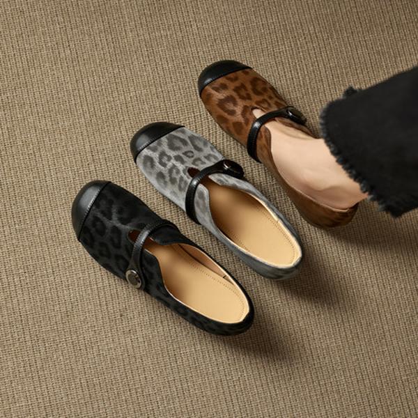 Elegant Handmade Leather Women's Shoes: Luxury Craftsmanship(EcqiH-8300)