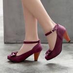 Exquisite Handcrafted Leather Women's Shoes for Elegance(Edajiaoba299-8)