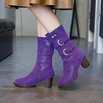 Elegance in Every Step: Handcrafted Leather Women's Shoes(Edajiaoba1052-2)