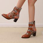 Handcrafted Genuine Leather Women’s Shoes: Elegance Redefined(Edajiaoba116-3)