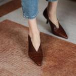 Elegant Handcrafted Genuine Leather Women's Shoes - Luxury Artistry(Edamaijia8056)