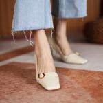 Exquisite Handcrafted Leather Women's Shoes: Luxury Meets Elegance(Edamaijia9015)