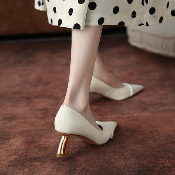 Exquisite Handcrafted Leather Women's Shoes in Luxurious Elegance(Edamaijia9035)