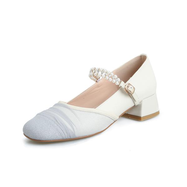 Handcrafted Genuine Leather Pumps: Elegant Luxury Craftsmanship(Edamaijia9186)