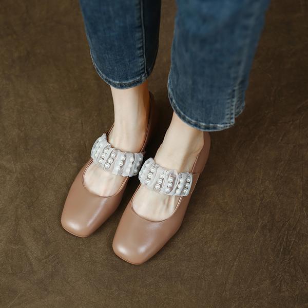 Handcrafted Luxury Leather Women's Shoes - Elegance Redefined(Edamaijia8510)