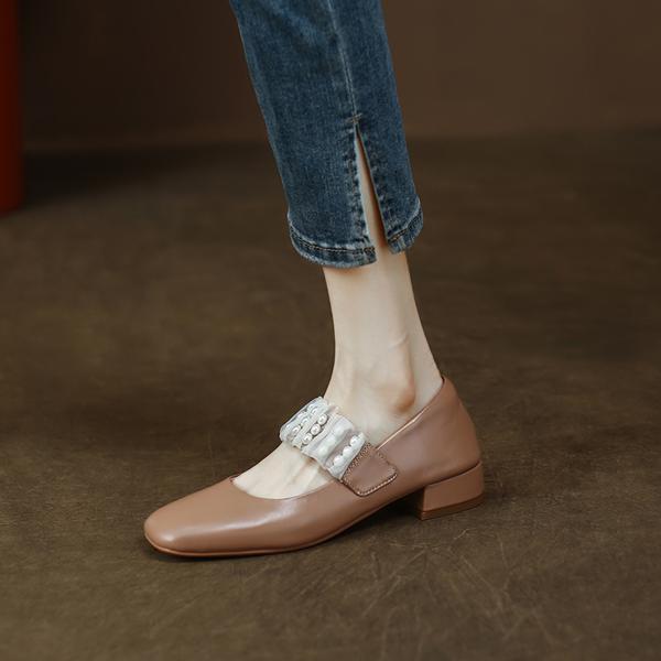 Handcrafted Luxury Leather Women's Shoes - Elegance Redefined(Edamaijia8510)