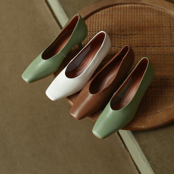 Handcrafted Luxury Leather Women's Shoes: Exquisite Craftsmanship & Elegance(Edamaijia8129)