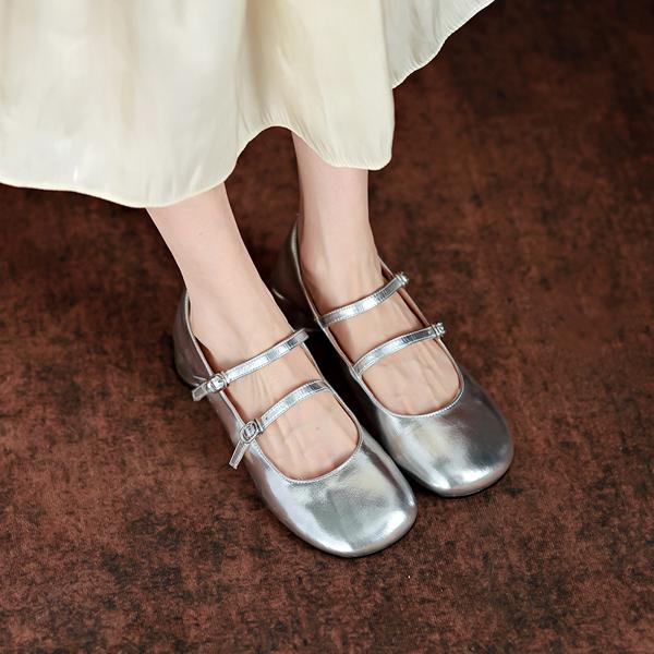 Exquisite Handmade Genuine Leather Women's Shoes - Luxurious Elegance(Edamaijia8815)