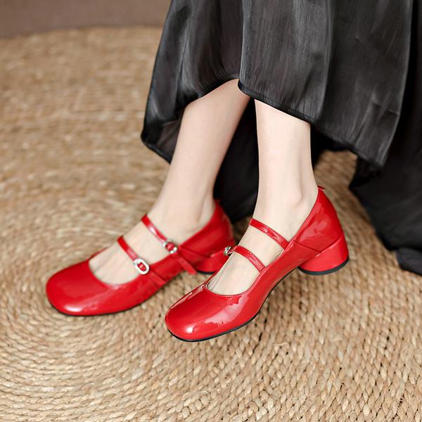 Exquisite Handmade Genuine Leather Women's Shoes - Luxurious Elegance(Edamaijia8815)