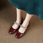Handcrafted Leather High-End Women's Shoes: Elegance Redefined(Edamaijia9189)
