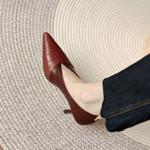 Exquisite Handmade Leather Women's Shoes: Luxury & Elegance(Edamaijia8056A)