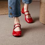 Exquisite Handmade Leather Women's Shoes: Luxurious Craftsmanship and Elegance(Edamaijia8815A)