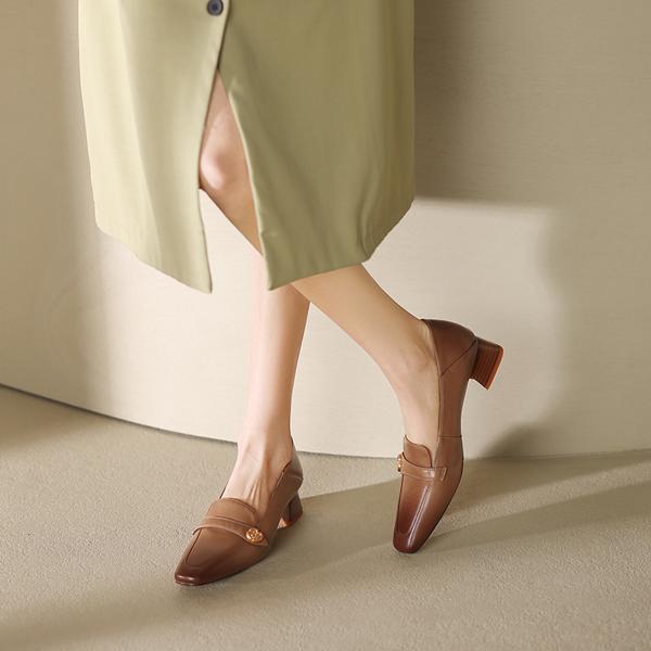 Handcrafted Luxury Leather Shoes for Elegant Women(EdamaijiaZ81097)