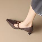 Handcrafted Luxury Leather Women’s Shoes - Elegant Design, Exceptional Quality(Edamaijia81092)