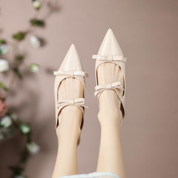 Handcrafted Genuine Leather Women's Shoes: Elegant, Luxurious Craftsmanship(Edamaijia81129F)