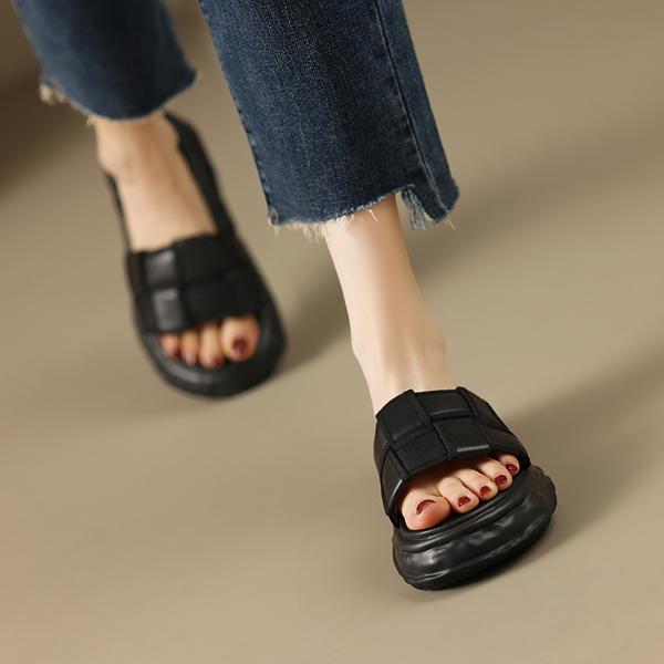 Elegantly Crafted Genuine Leather Handmade Women's Shoes for High-End Luxury(Edamaijia9253F)