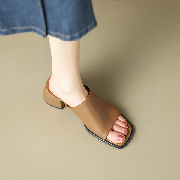 Luxurious Handcrafted Leather Women’s Shoes(Edamaijia81256F)