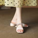 Elegant Handcrafted Leather Women's Shoes of Luxury Quality(Edamaijia81292F)