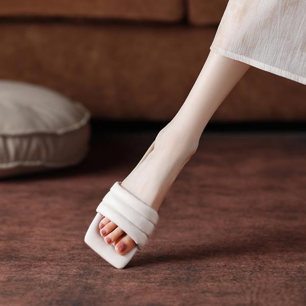 Exquisite Handmade Leather Women's Shoes: Craftsmanship Meets Luxury Elegance(Edamaijia81289F)