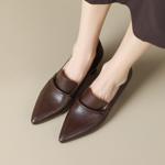 Elegant Handcrafted Leather Women’s Shoes of Luxury(Edamaijia81083F)