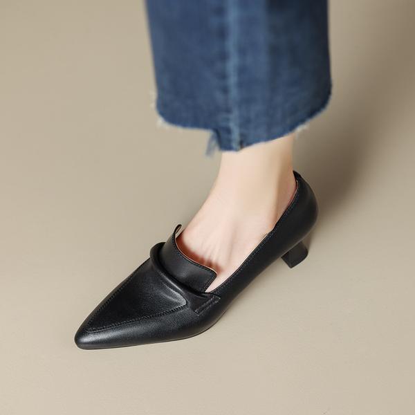 Elegant Handcrafted Leather Women’s Shoes of Luxury(Edamaijia81083F)