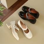 Handcrafted Leather Women's Shoes: Luxury & Elegance(Edamaijia9263F)