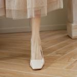 Handcrafted Leather Women's Shoes - Elegance Meets Luxury Quality(Edamaijia9266F)