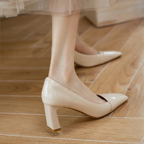 Handcrafted Leather Women's Shoes - Elegance Meets Luxury Quality(Edamaijia9266F)