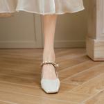 Handcrafted Luxury Leather Women's Shoes: Exquisite Craftsmanship and Elegance(Edamaijia9267F)