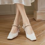 Handcrafted Luxury Leather Women's Shoes: Exquisite Craftsmanship and Elegance(Edamaijia9267F)