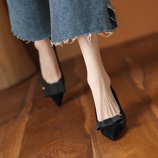 Elegant Handcrafted Leather Women’s Shoes: Luxury & Quality(Edamaijia81107F)