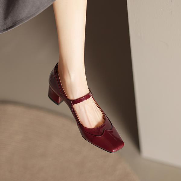 Crafted Elegance: Luxurious Handmade Leather Women's Shoes(Edamaijia81127F)