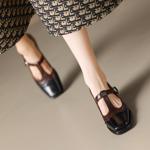 Elegant Handcrafted Genuine Leather Women's Shoes(Edamaijia81128F)