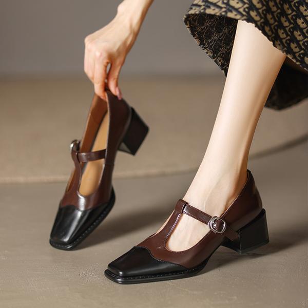 Elegant Handcrafted Genuine Leather Women's Shoes(Edamaijia81128F)