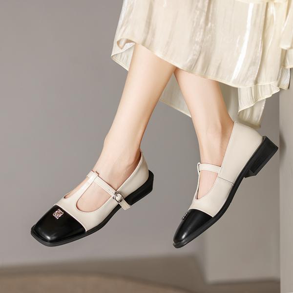 Exquisite Handcrafted Leather Women's Shoes: A Touch of Elegance and Luxury(Edamaijia81315F)