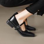 Exquisite Handcrafted Leather Women's Shoes: A Touch of Elegance and Luxury(Edamaijia81315F)