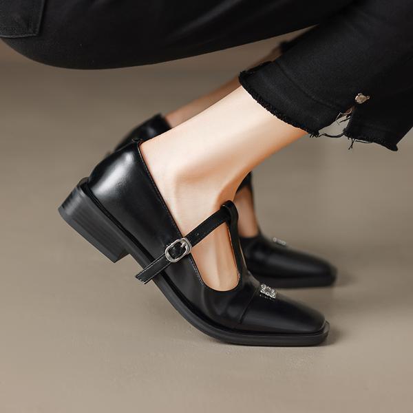 Exquisite Handcrafted Leather Women's Shoes: A Touch of Elegance and Luxury(Edamaijia81315F)