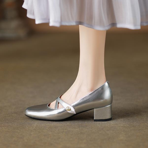 Luxury Handmade Leather Women's Shoes: Elegance in Every Stitch(Edamaijia81317F)