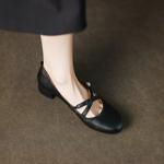 Luxury Handmade Leather Women's Shoes: Elegance in Every Stitch(Edamaijia81317F)