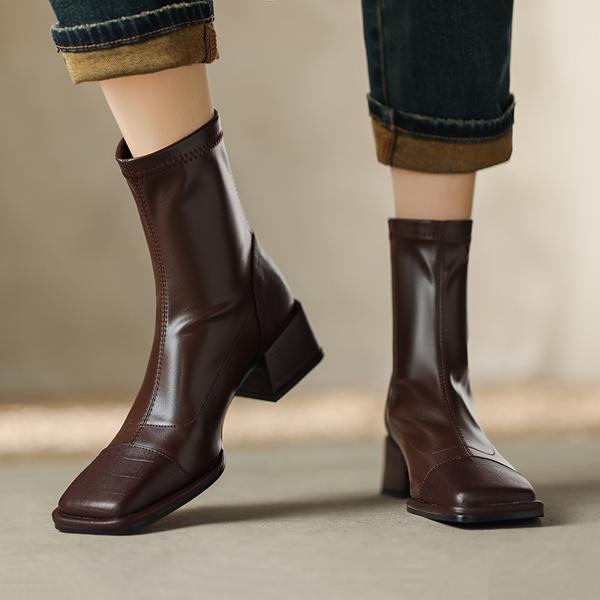 Exquisite Handcrafted Genuine Leather Women's Shoes: Elevate Your Elegance(Edamaijia81375F)