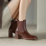 Handcrafted Genuine Leather Women's Shoes: Exquisite Quality and Timeless Elegance(Edamaijia81551F)