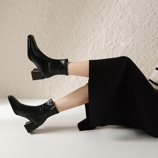 Elegant Handcrafted Leather Women's Shoes - Luxury Quality(Edamaijia81361F)