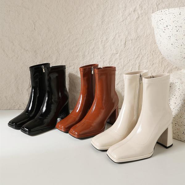 Elegant Handcrafted Genuine Leather Women's Shoes - Luxury Quality(Edamaijia81507F)