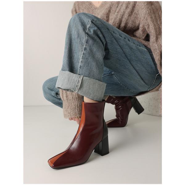 Elegant Handmade Leather Women's Shoes - Luxurious Craftsmanship(Edamaijia81528F)